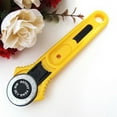 thumbnail image 3 of 28mm Patchwork Leather Craft Fabric Rotary Sewing Tool Portable Cloth Tailor Roller Wheel, 3 of 6