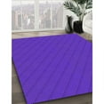 thumbnail image 3 of Ahgly Company Machine Washable Indoor Rectangle Transitional Purple Plum Purple Area Rugs, 7' x 10', 3 of 7
