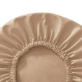 thumbnail image 2 of Walson Round Stool Chair Cover PU Leather Waterproof Chair Protector Seat Cover Light Brown, 2 of 9