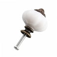 thumbnail image 3 of HINTRMENT Door Knobs For Cupboards Pumpkin Knobs Vintage Round Plastic 10pcs, 3 of 4