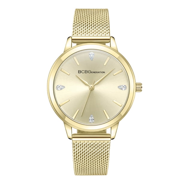 Reloj BCBG Max Azria Dama Extensible de Acero Dorado BBWLG0036902