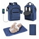 thumbnail image 1 of Mochila Pañalera Multifunción Bolsa Impermeable Viaje Bebés Modelo Azul, 1 of 4