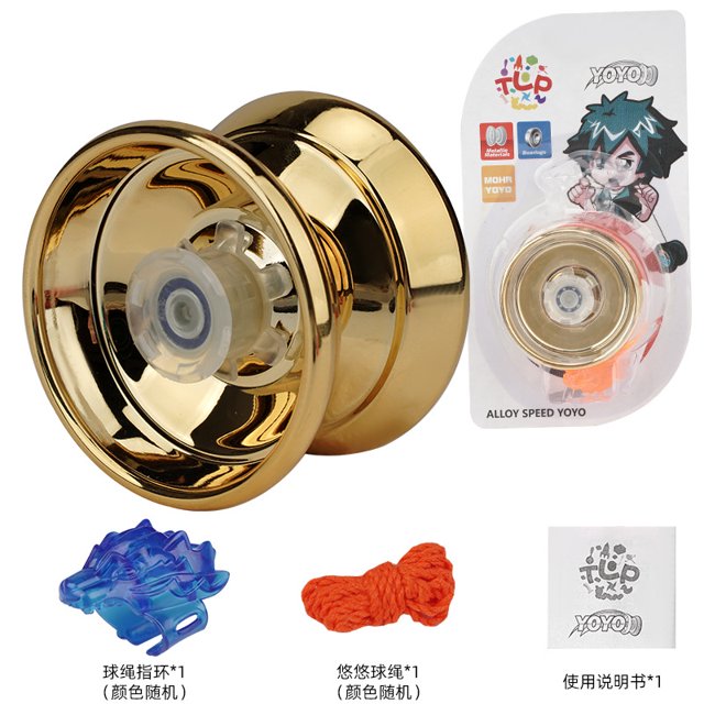 自产自销合金悠悠球儿童金属溜溜球竞技yoyo死睡眠活睡眠玩具批发as the picture Deng Xun unisex