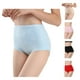 thumbnail image 4 of Bragas de mujer, 5 piezas, ropa interior de cintura alta para mujer, ropa interior de algodón para mujer, diseño a prueba de futuro, 4 of 9