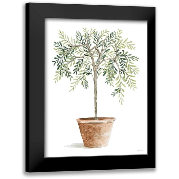 Jacobs, Cindy 12x14 Black Modern Framed Museum Art Print Titled - Topiary I