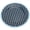 Blue Dot, variant on Yajisi Premium A5 Melamine Resin Round Dinner Plate 8.7 Inches / 22 cm Durable Lightweight Salad Dish Blue Plaid Pattern for Home Kitchen Restaurant and Hotel Use