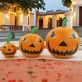thumbnail image 5 of Halloween Outdoor Decorations, Halloween Inflatable Pumpkin with LED Lights, Blow Up Pumpkin Halloween Yard Decorations for Front Lawn Garden Decor,9*14in, 5 of 5