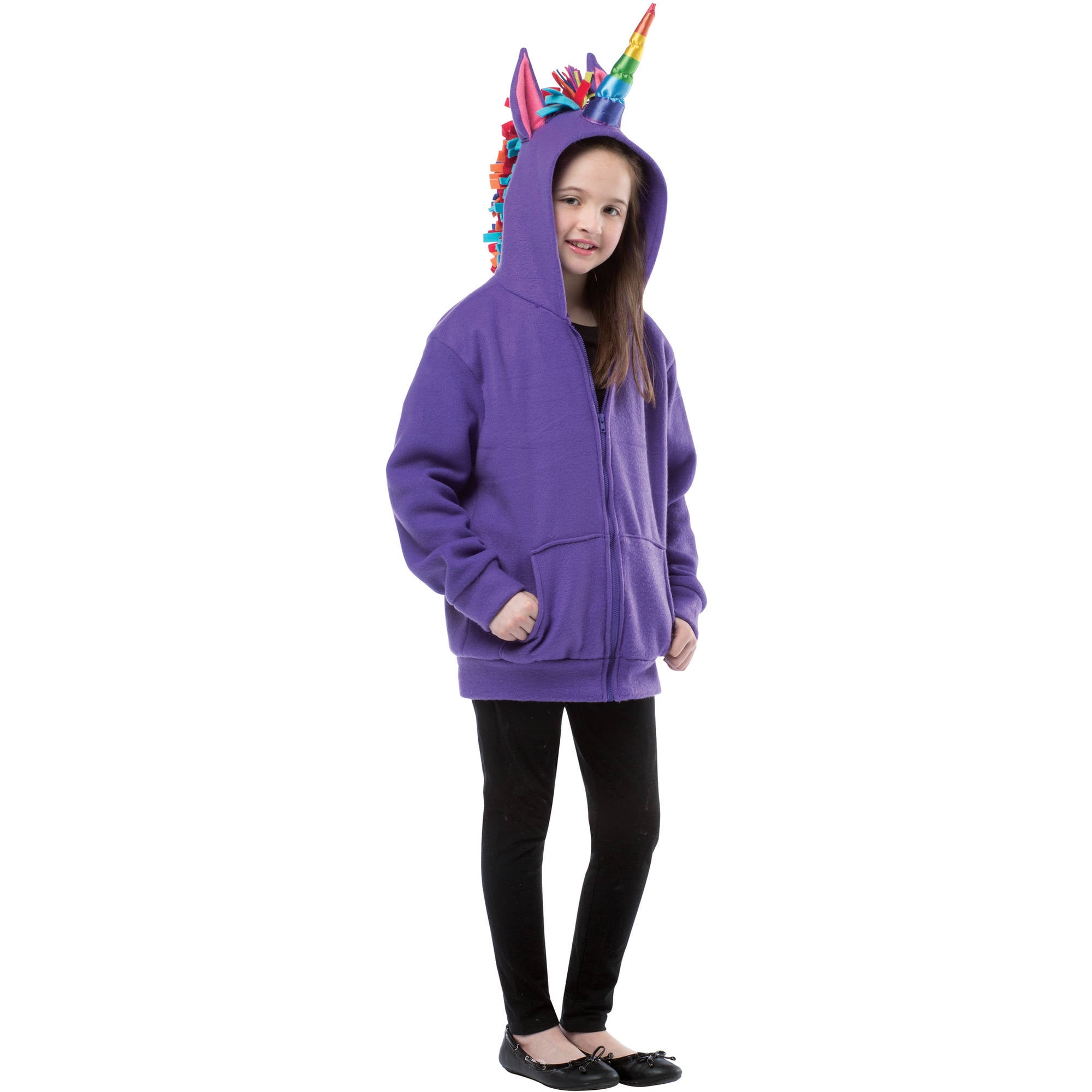 unicorn hoodie with horn