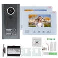 thumbnail image 3 of Kit de videoportero con monitor, kit de sistema de intercomunicación con video de tipo de presión directa de 7 pulgadas Kit de videoportero Construcción robusta, 3 of 9