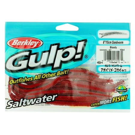 Berkley Gulp! Saltwater Sandworm (Best Gulp For Walleye)