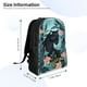 thumbnail image 4 of Balery Black Panther Floral Illustration Mochila - Mochila Estilosa y Duradera para Laptop de 15 Pulgadas con Tela Oxford Impermeable, 4 of 8