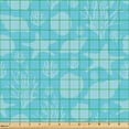 thumbnail image 2 of Ambesonne Aqua Fabric by the Yard Upholstery, Sea Motif Silhouettes Pattern, 1 Yard, Pale Sky Blue, 2 of 5