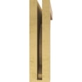 thumbnail image 4 of 4"W x 16"D x 16"H Thin Emerson Rough Cedar Woodgrain TimberThane Corbel, Primed Tan, 4 of 6