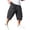 Dark Gray, variant on IAJDKMEK Men's Lightweight Breathable Loose Shorts - Stretch Elastic Waist Gym Shorts, Running Shorts for Men, Casual Sports Shorts,Army Green 2XL