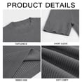 thumbnail image 4 of Men Short Sleeved Slim Funnel Neck Knit Pullover Tops, 4 of 5