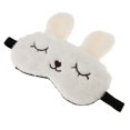 thumbnail image 4 of de Mujer Cubierta de Ojos de Dormir de Dibujos Animados - Blanco Sunnimix máscara de ojo de peluche niñas, 4 of 8