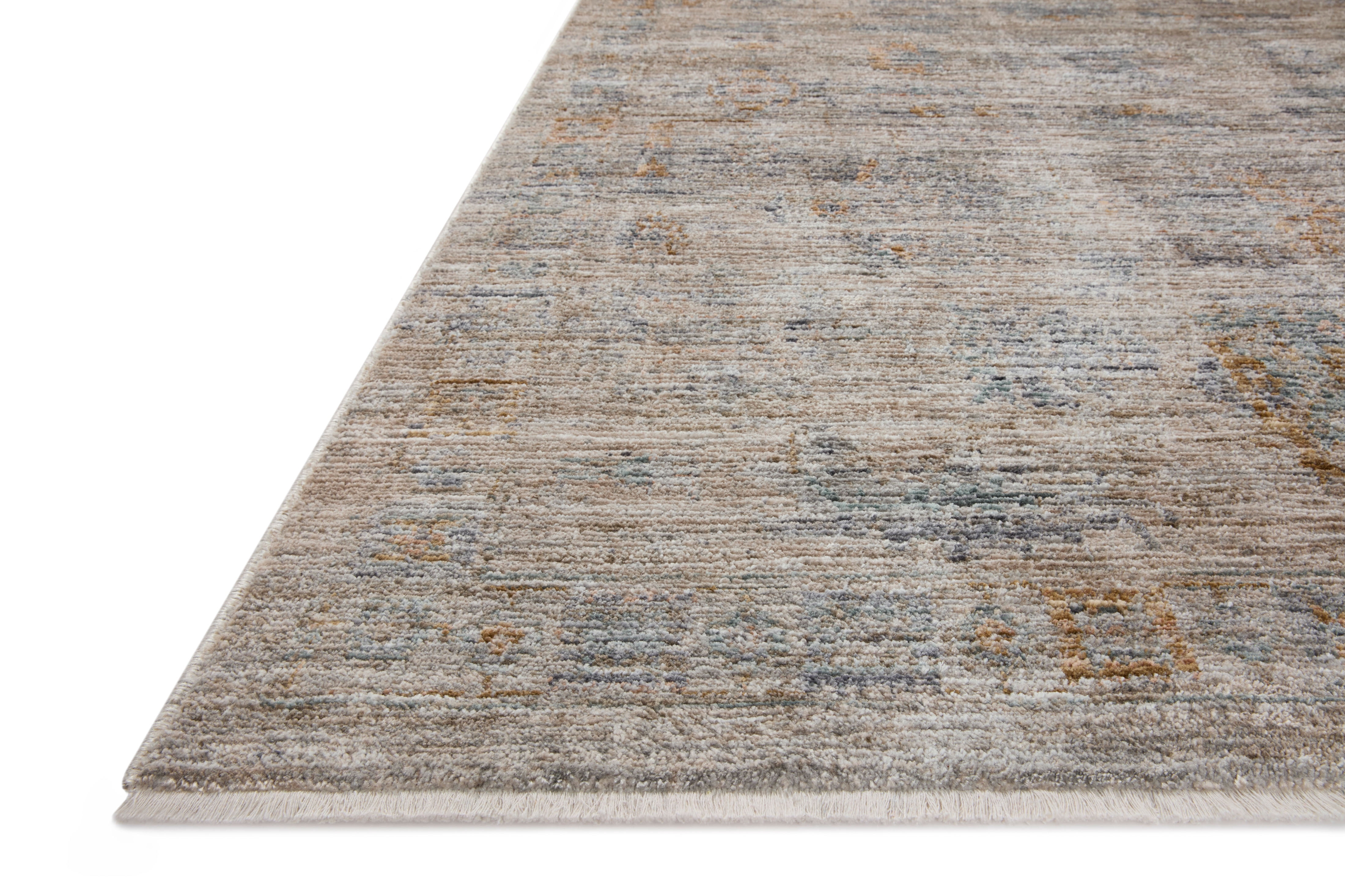 Jean Stoffer x Loloi Katherine Pebble / Ocean 2'-7" x 10'-0" Runner Rug