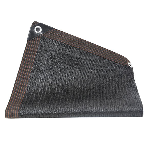 Loetky 3x3m Sun Shade Net with Reinforced Edges, 95% UV Block Garden Shade Cover for Patio, Lawn & Outdoor Areas, Black HDPE Tarp for Heat Insulation & Privacy