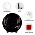 thumbnail image 5 of Lsque Five Nights At Freddy'S Pattern Ceramic Decorative Plate Decorative Plates with Display Stand Personalized Porcelain Plate Ceramic Ornaments for Wall Hanging Decoration-6in, 5 of 6