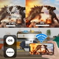 thumbnail image 2 of Proyector WiFi TMY 1080P compatible con Bluetooth 5.1 5G WiFi, 2 of 7