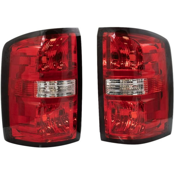 Tail Light Set - 2 Piece - Compatible with 2014 - 2018 GMC Sierra 1500
