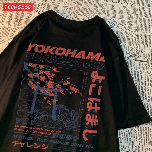T-Shirts d'Été en Coton pour Femmes Style Japonais Impression de Lettres Manches Courtes Respirant Oversize Col Rond Hauts Décontractés Vêtements Féminins