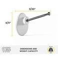 thumbnail image 5 of OOK ReadyNail Dual Head Picture Hanger, Steel (20lb) 6 Piece, 5 of 9