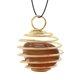 thumbnail image 1 of Beads Colgantes Joyería Piedra Piedra Preciosa Collar Espiral Jaula Redondo Cristal Bead Collares y Colgantes, 1 of 1