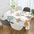 thumbnail image 2 of Yayeee Tablecloths 54" x 54" Rectangle Wrinkle Resistant Party Table Cover, Cute Animal, 2 of 8