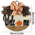 thumbnail image 2 of Christmas 3D bow hanging sign door hanging autumn pumpkin new hanging sign home decoration house Christmas holiday decoration, 2 of 9