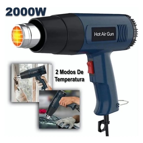 Pistola de Aire Caliente Ajustable Brush 2000w