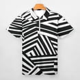 thumbnail image 3 of Dazzle, White Men Zipper T-shirt Summer Casual Short Sleeve T-shirt Top, 3 of 7