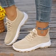 thumbnail image 2 of YOUYEDIAN Orthopedic Shoes for Women Comfy Slip On Fashion Lace-up Breathable Versatile Platform Soft Sneakers Casual Sport Mesh Knit Running Shoes, 2 of 5