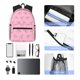 thumbnail image 4 of Easygdp Pink Bows Mochila Casual para Portátil, Mochila para Escuela, Viajes, Negocios, 4 of 6