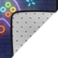 thumbnail image 3 of DouZhe Tapis de Zone de Jeu Néon Motif Zone de Jeux Tapis de Sol Antidérapant Lavable en Machine, Style Tapis Paillasson, 63x48 Pouces, 3 of 6