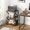 thumbnail image 2 of Tribesigns 3-Tier Rolling Printer Stand with Industrial Machine Cart, 2 of 7