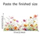 thumbnail image 4 of Painted Flowers Leaves Glass Door Window Room Living Room Home Beautification Decoration Window Stickers, 4 of 8