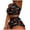 Black, variant on Short Sets For Women Outfit Sexy Printing Pajamas Sleeveless Cami Shorts Lingerie Sleepwear Set Khaki M