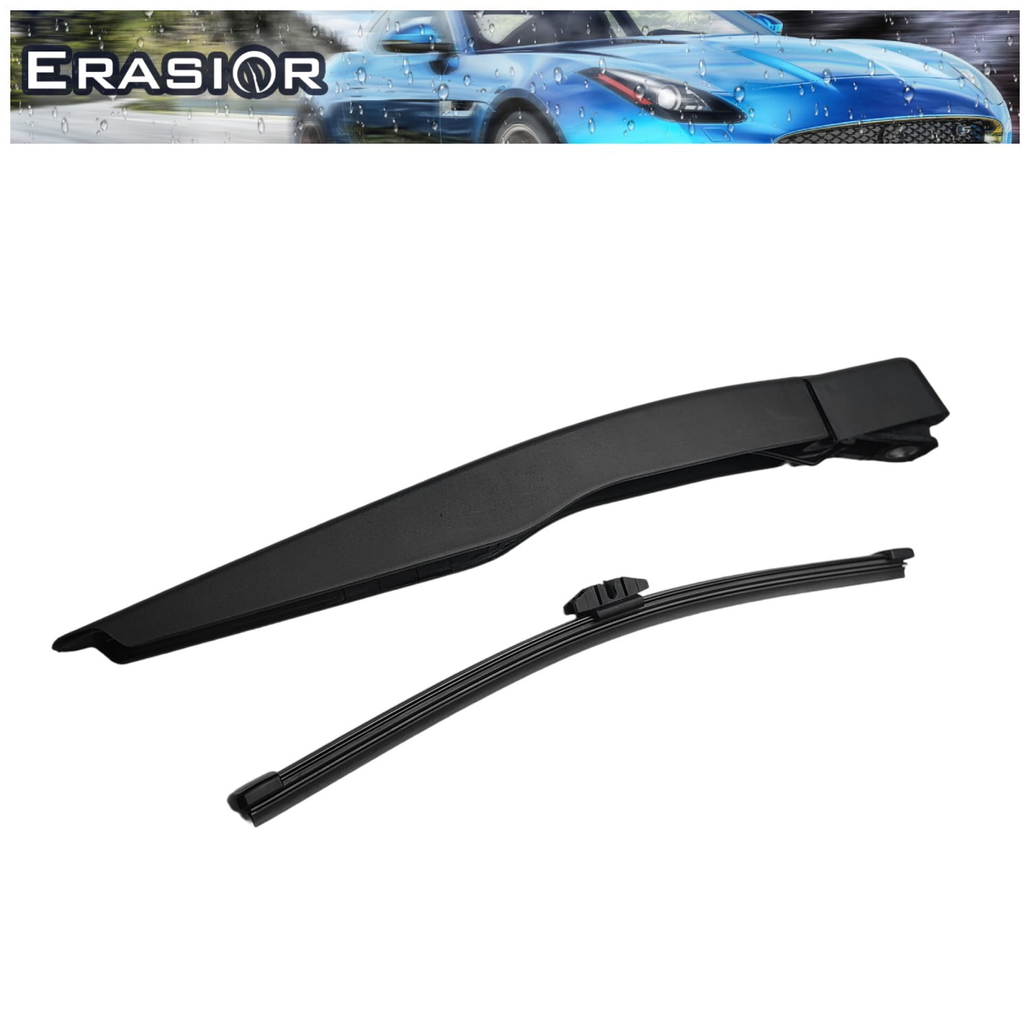 Erasior 26"+24"+11"+13.8" Premium Automotive Replacement Front and Rear Windshield Wiper Blades, Fit For Ford EcoSport 2021-2018, 4pcs for All Weather, Y22J7610S