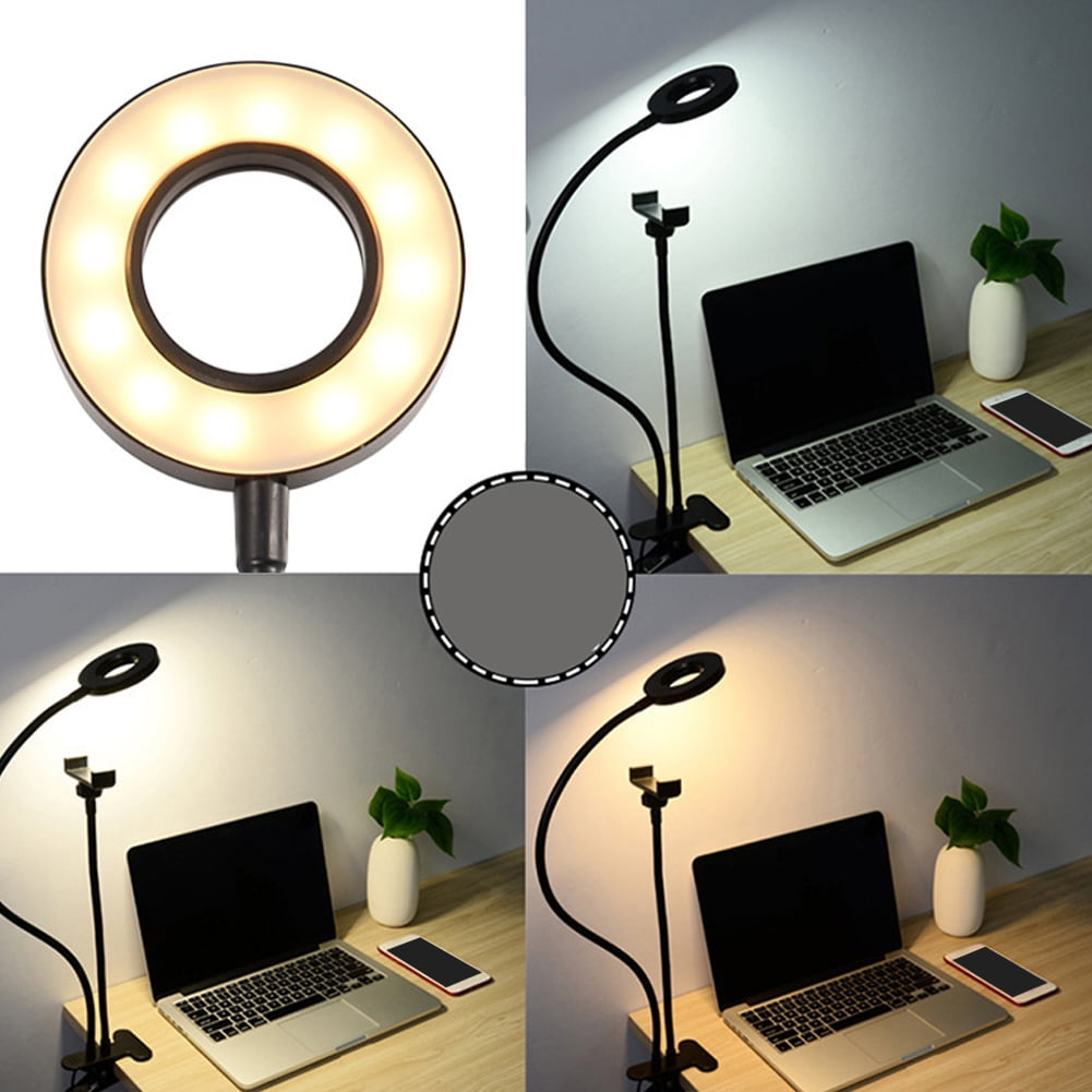 NFTIGB Folding LED Light High Brightness Tattoo Lamp Adjustable Clip On Nail Art Lamp Black, Professional Desktop Curing Dryer for Manicure Pedicure and Precision Beauty Tasks, Portable Tool