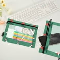 thumbnail image 2 of FORMRS 2 Pack Pencil Pouch for 3 Ring Binder with Clear Window Zipper Case, Christmas Trees, 2 of 6