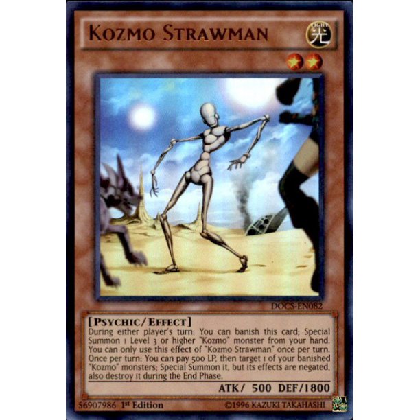 Yu Gi Oh Dimension Of Chaos Single Card Ultra Rare Kozmo Strawman Docs En0 Walmart Com