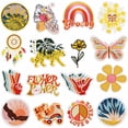 thumbnail image 1 of 16 piezas en parches vintage retro hippie parches boho bordado signo de la paz coser parches para mochilas ropa sombrero jeans, 1 of 5