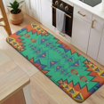 thumbnail image 5 of Symmetric Geometric Pattern Kitchen Rug Mat,Kitchen Runner Rugs Non Skid Washable,Decorative Kitchen Floor Mats for Kitchen,Sink,Laundry,17"x47.2", 5 of 7
