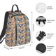 thumbnail image 2 of Disketp Fashionable Paisley Mochila Ligera e Impermeable, Mochila de Día Resistente para Viajes, Senderismo y Uso Diario para Hombre y Mujer, 2 of 7