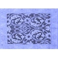 thumbnail image 1 of Ahgly Company Machine Washable Indoor Rectangle Abstract Blue Modern Area Rugs, 7' x 10', 1 of 4