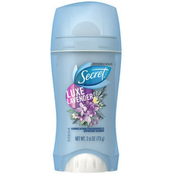Secret Invisible Solid Deodorant Luxe Lavender 2.6 oz (Pack of 2)