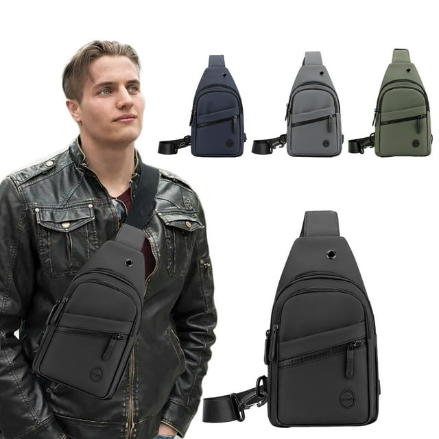 Fiudx Riñonera para Hombre, Nailon de Alta Gama, Correa Ajustable, Diseño Versátil, Impermeable, Ideal para Viajes Al Aire Libre, Running y Desplazamientos. Tamaño: 18 X 2 X 31 Cm.