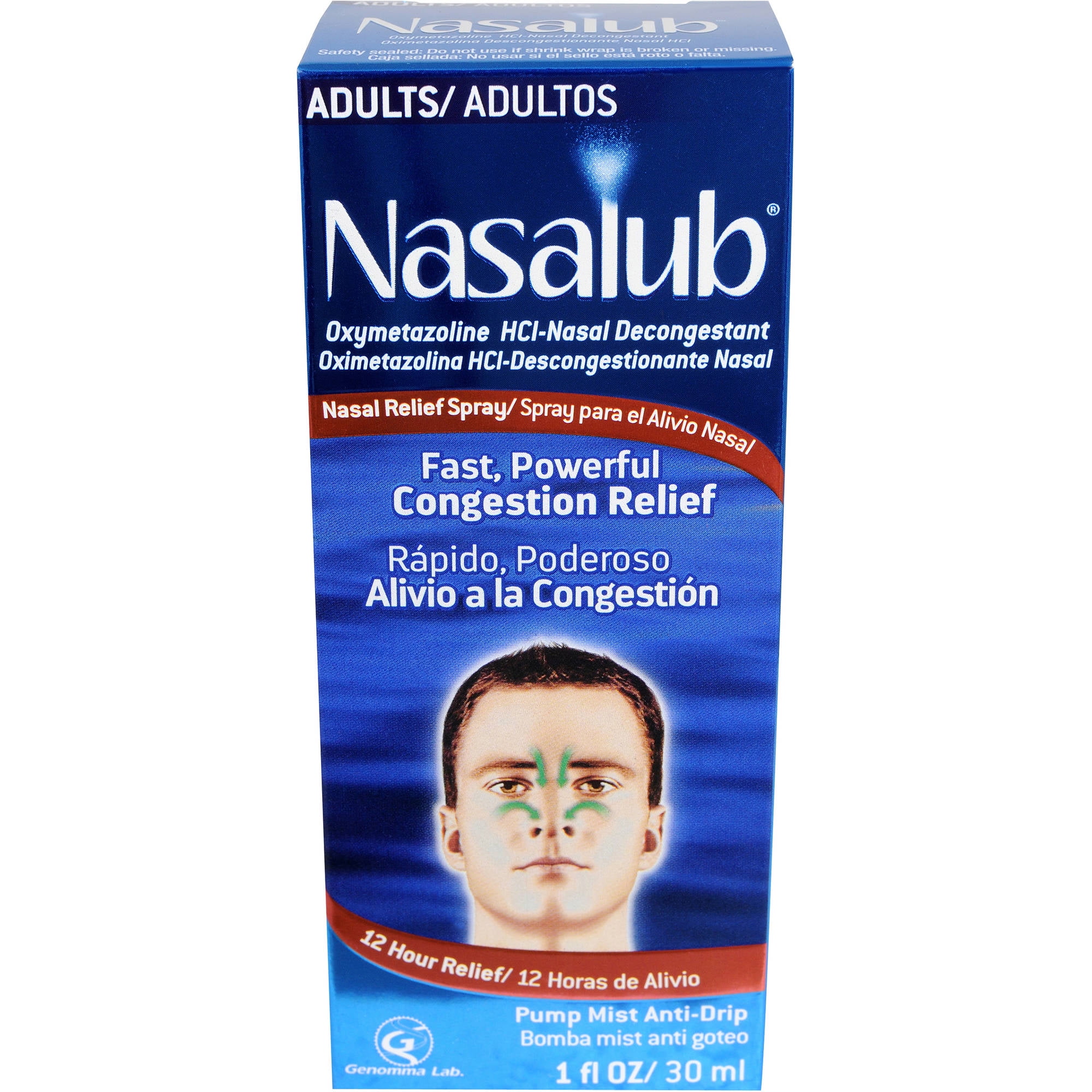 Nasalub Adult Nasal Relief Spray, 1 fl oz Walmart