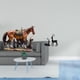 thumbnail image 2 of Figura de caballo,Figura coleccionable de caballo en miniatura,Estatua de reno,Estatua de reno negro,decoración para el hogar,artesanía,Figura de ciervo de resina,coleccionable,regalo para, 2 of 8